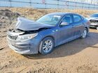 2017 Kia Optima Lx Gray vin: KNAGT4L37H5146202