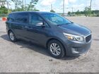 2017 Kia Sedona Lx Gray vin: KNDMB5C10H6252823