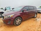 2016 Kia Sedona Lx Maroon vin: KNDMB5C11G6092188