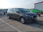 2016 Kia Sedona Lx Brown vin: KNDMB5C11G6165897