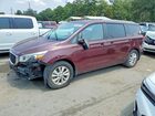 2016 Kia Sedona Lx Maroon vin: KNDMB5C11G6214564