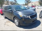 2017 Kia Sedona Lx Black vin: KNDMB5C14H6324929