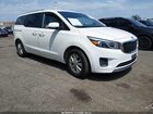 2016 Kia Sedona Lx White vin: KNDMB5C15G6188096