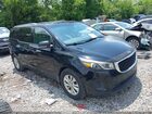 2016 Kia Sedona Lx Black vin: KNDMB5C17G6213449