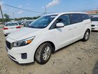 2017 Kia Sedona Lx White vin: KNDMB5C17H6239230