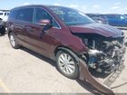 2017 Kia Sedona Ex Maroon vin: KNDMC5C14H6255656