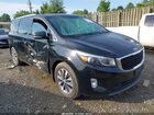 2016 Kia Sedona Sx Black vin: KNDMC5C17G6131377