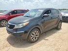 2016 Kia Sportage Lx Black vin: KNDPB3AC0G7845595
