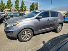 2016 Kia Sportage Lx Gray vin: KNDPB3AC7G7880988