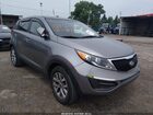 2016 Kia Sportage Lx Gray vin: KNDPB3AC9G7874870