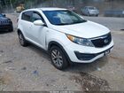 2016 Kia Sportage Lx White vin: KNDPBCAC1G7814341