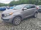 2016 Kia Sportage Lx Gray vin: KNDPBCAC8G7813302