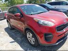 2017 Kia Sportage Lx Red vin: KNDPM3AC0H7191385