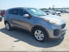 2018 Kia Sportage Lx Gray vin: KNDPM3AC4J7336207