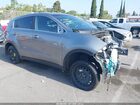2021 Kia Sportage Lx Gray vin: KNDPM3AC5M7941907