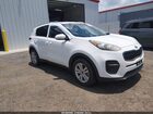 2018 Kia Sportage Lx White vin: KNDPM3AC7J7490328