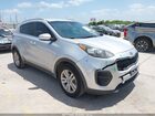 2018 Kia Sportage Lx Серебряный vin: KNDPM3AC8J7329731