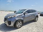 2018 Kia Sportage Lx Gray vin: KNDPM3AC9J7350913