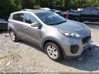 2018 Kia Sportage Lx Gray vin: KNDPM3AC9J7489956