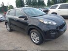 2017 Kia Sportage Lx Black vin: KNDPMCAC1H7260262