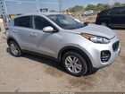 2017 Kia Sportage Lx Silver vin: KNDPMCAC1H7274033