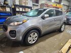 2017 Kia Sportage Lx Gray vin: KNDPMCAC3H7120035