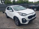2022 Kia Sportage Lx White vin: KNDPMCAC3N7016737