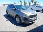 2018 Kia Sportage Lx Gray vin: KNDPMCAC4J7451356
