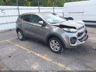 2018 Kia Sportage Lx Gray vin: KNDPMCAC7J7407044