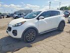 2018 Kia Sportage Ex White vin: KNDPNCAC1J7443308