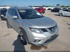 2016 Nissan Rogue Sl Silver vin: KNMAT2MT1GP713745