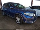 2017 Nissan Rogue S Blue vin: KNMAT2MT1HP509397
