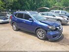 2017 Nissan Rogue Sv Blue vin: KNMAT2MTXHP501315