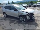 2016 Nissan Rogue Sv Silver vin: KNMAT2MV2GP681017