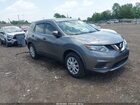 2016 Nissan Rogue S/sl/sv Gray vin: KNMAT2MV6GP697382