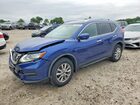 2017 Nissan Rogue Sv Синий vin: KNMAT2MV7HP574367