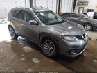 2016 Nissan Rogue Sl Gray vin: KNMAT2MV8GP713601
