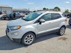 2018 Ford Ecosport Se Silver vin: MAJ3P1TE0JC226650