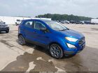 2021 Ford Ecosport S Blue vin: MAJ3S2FEXMC453266