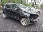 2021 Ford Ecosport Se Черный vin: MAJ3S2GE4MC453360