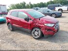 2019 Ford Ecosport Titanium Красный vin: MAJ3S2KE5KC297401