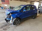 2018 Ford Ecosport Ses Синий vin: MAJ6P1CL1JC182363
