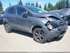 2018 Ford Ecosport Ses Gray vin: MAJ6P1CL5JC243486