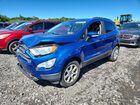 2019 Ford Ecosport Se Blue vin: MAJ6S3GL0KC266129