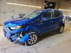 2020 Ford Ecosport Se Blue vin: MAJ6S3GL1LC346525