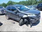 2021 Ford Ecosport Se Gray vin: MAJ6S3GL1MC395371