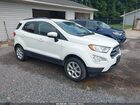 2019 Ford Ecosport Se White vin: MAJ6S3GL5KC283105