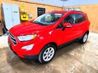 2019 Ford Ecosport Se Burgundy vin: MAJ6S3GL7KC283865