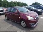 2017 Mitsubishi Mirage Es Maroon vin: ML32A3HJ6HH013758
