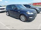 2016 Land Rover Range Rover Sport 3.0l V6 Supercharged Hse Blue vin: SALWR2PF6GA119576